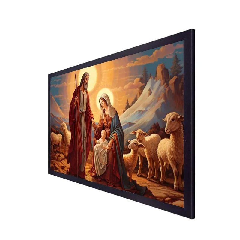 Holy Family Grace Canvas Wall Painting With Frame media 6