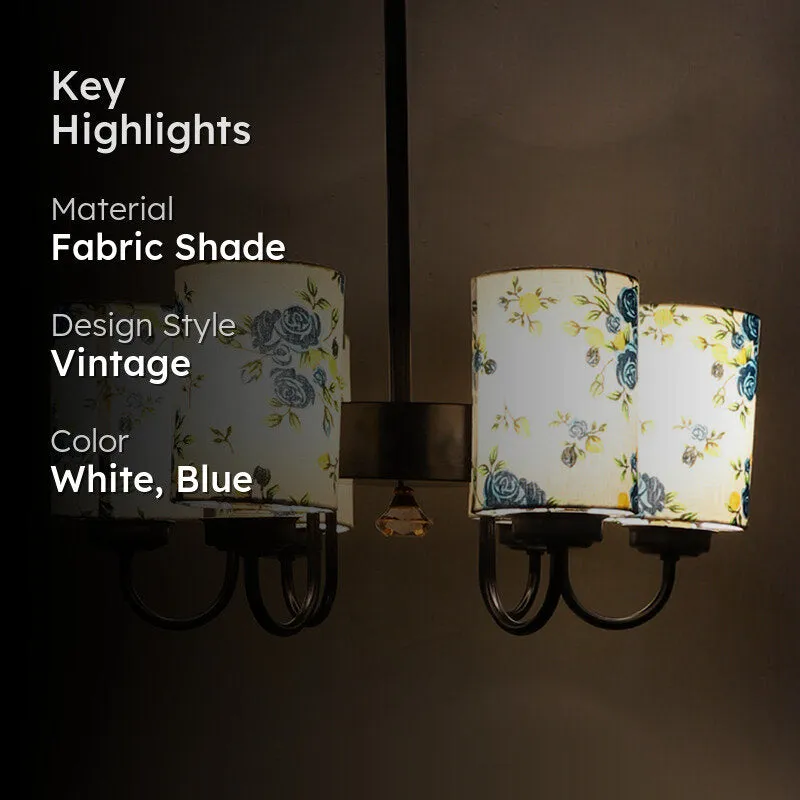 Blue Fleur Cylindrical Viya Ceiling Lamp media 2