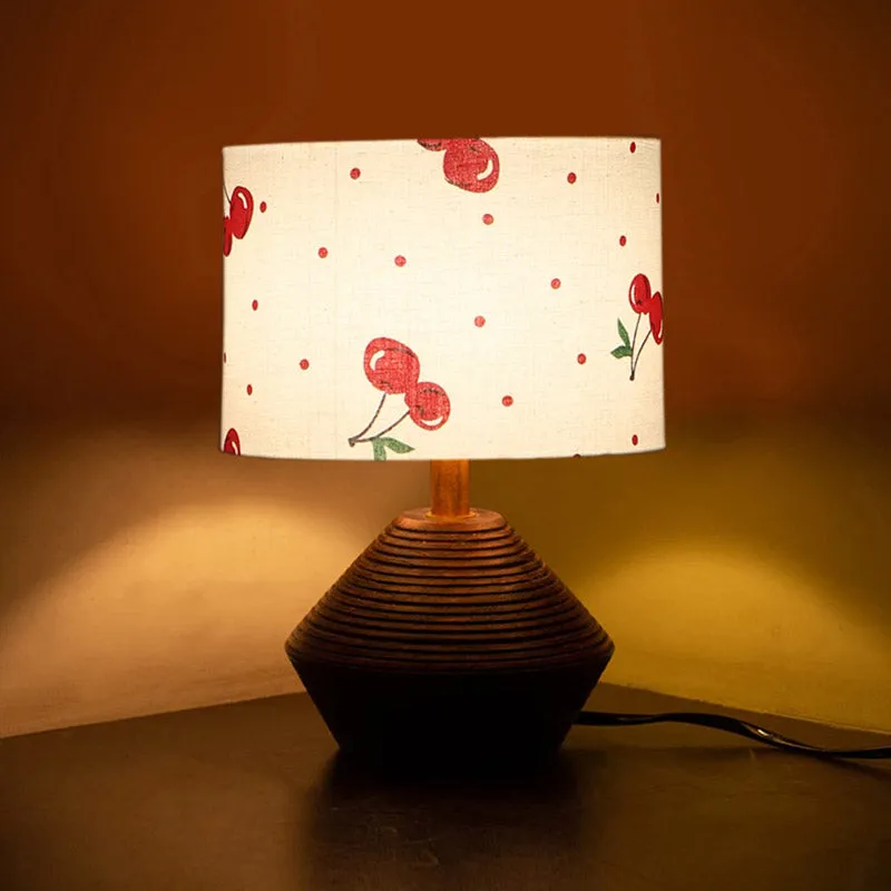 Yami Cherry Wooden Table Lamp - Multicolor media 3