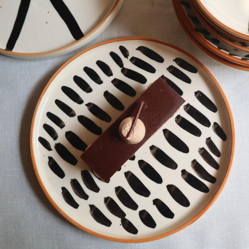 Grava Boho Ceramic Platter - Set of Two media 3