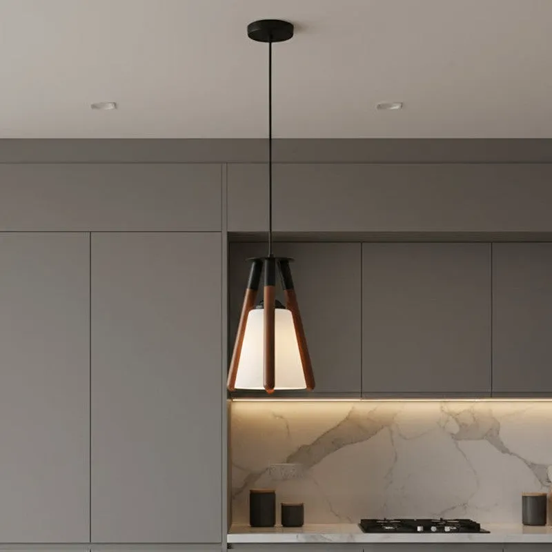 Halo Beam Glass Ceiling Lamp media 6