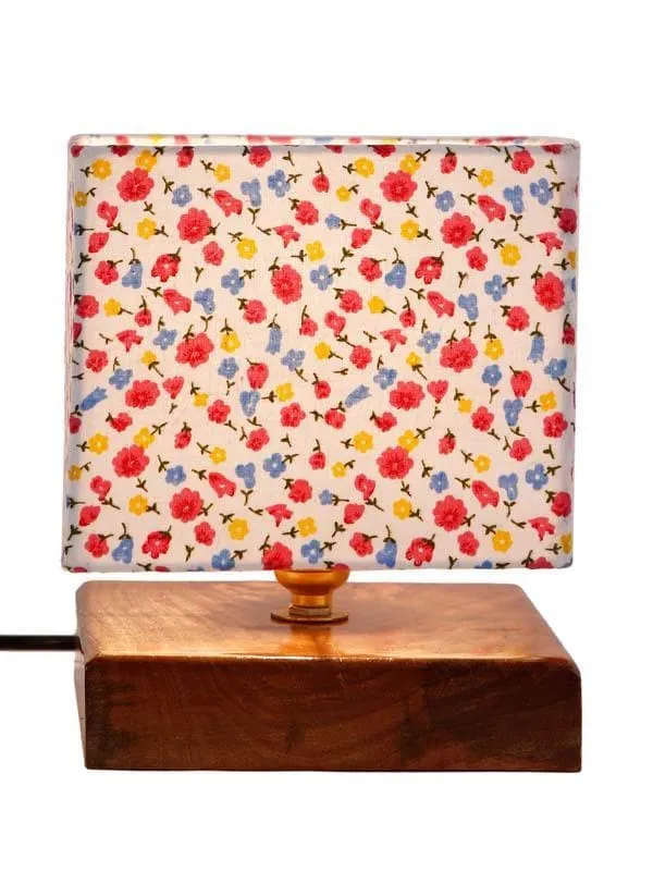 Hyacinth Square Fabric Table Lamp - Multicolor media 5