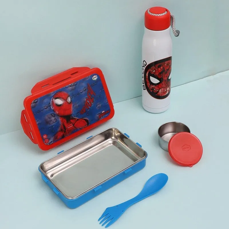 Amazing Spiderman Lunch Box 700 ML With 600 ML Water Bottle - Two Piece Set media 3