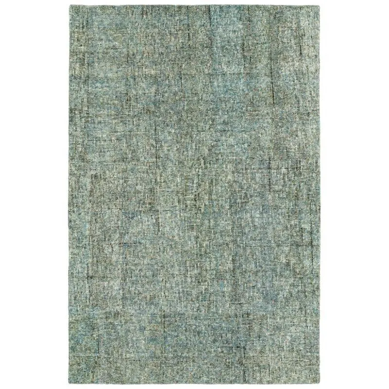 Handloom Hand Tufted Harmony Wool Rug - Sea Green media 1
