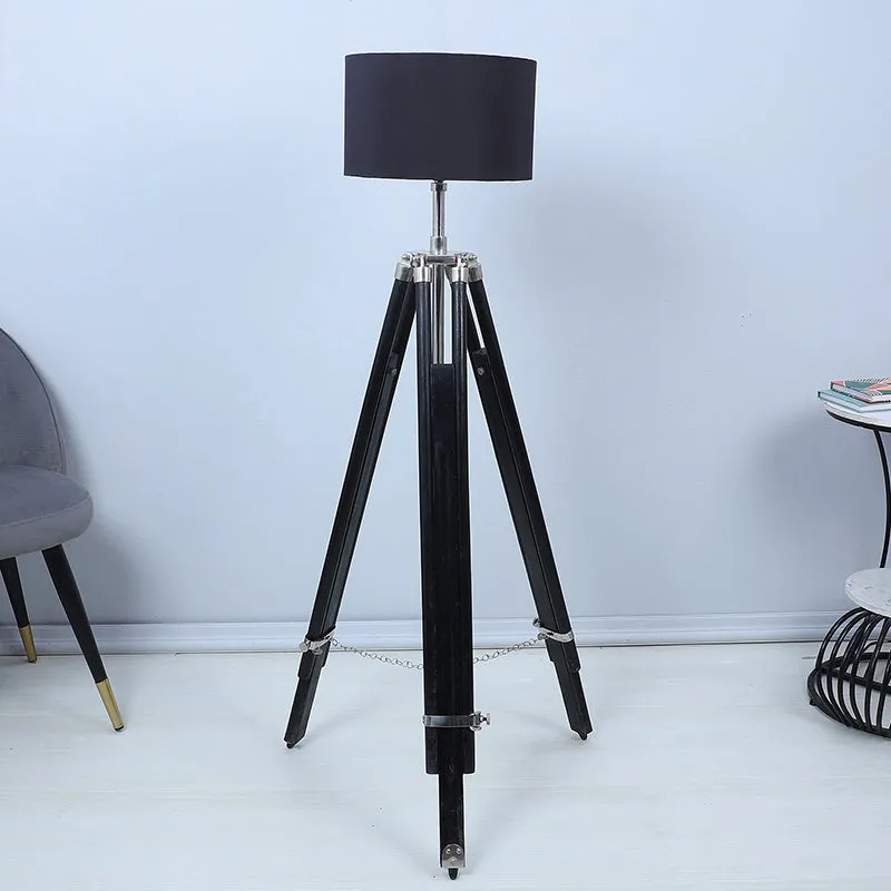 Lucciola Solid Tripod Floor Lamp - Black media 2