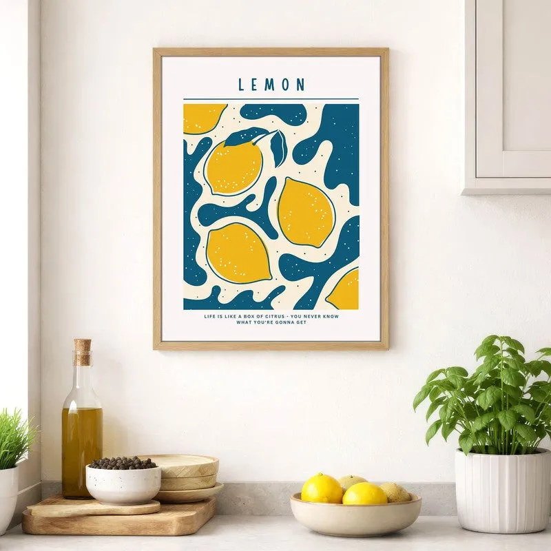 Abstract Lem Archival Canvas Wall Art - Brown media 4