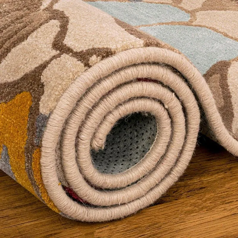 Palantir Hand Tufted Floral Wool & Nylon Carpet - Pink media 6
