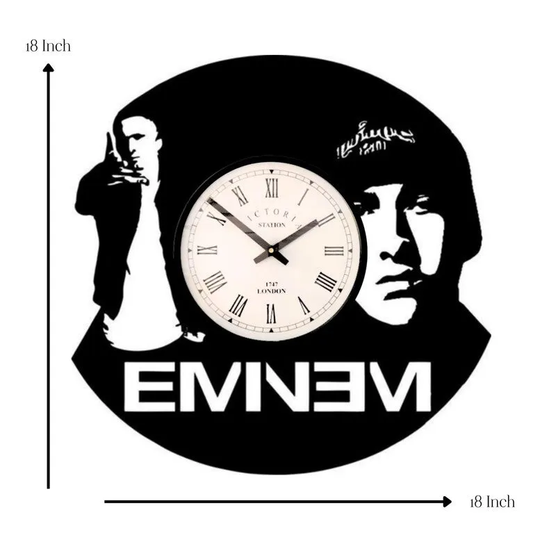 Blacklynx Steel Analog Wall Clock - Black media 7