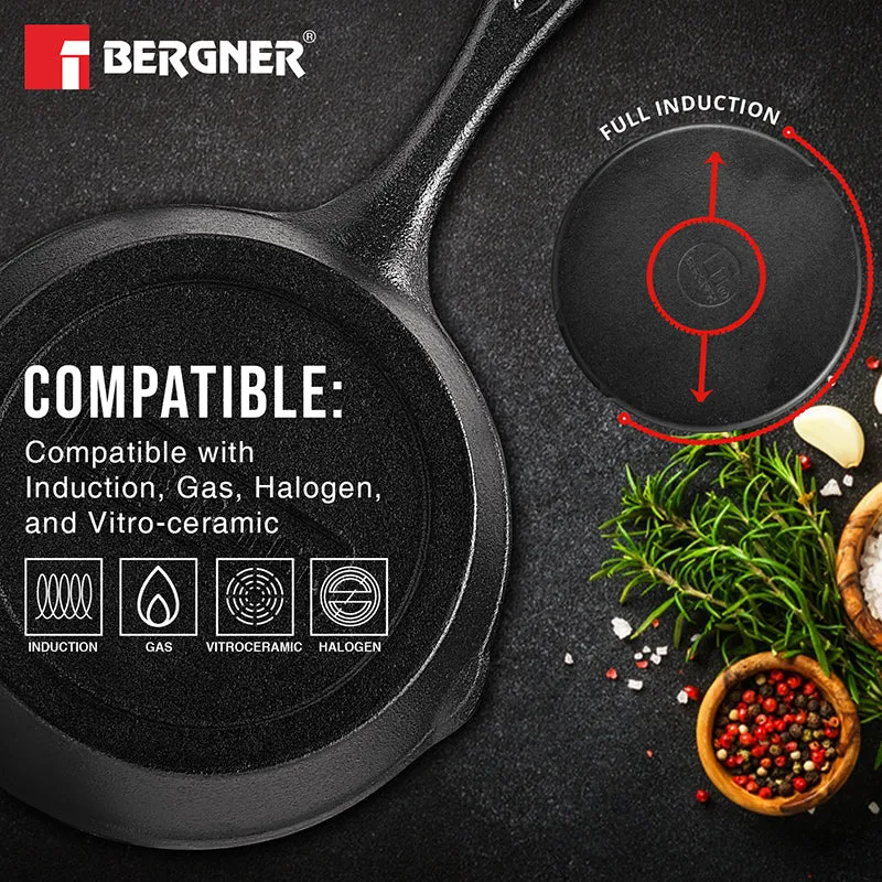 Bergner Arden Induction Safe Cast Iron Frying Pan - 15 cm media 5
