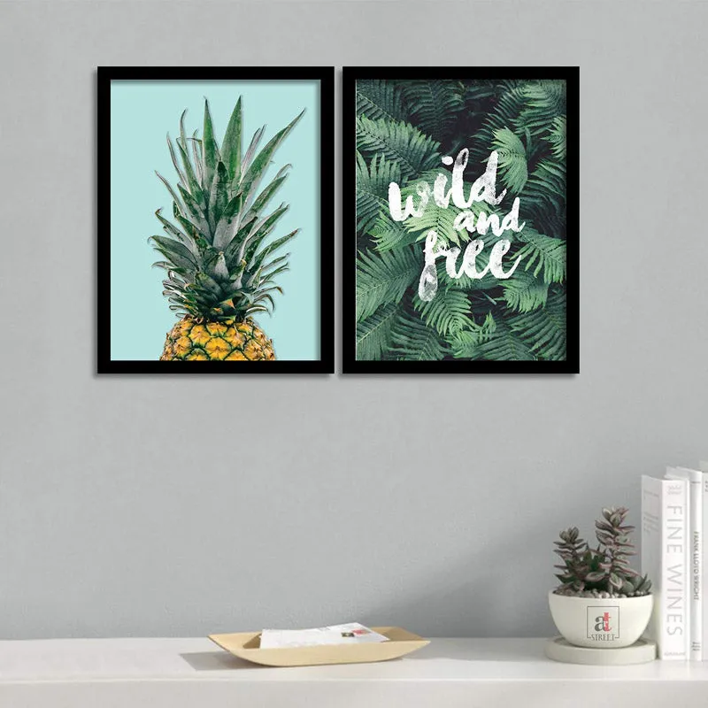 Rebekah Wild & Free Tripca Wall Art - Set of Two media 1