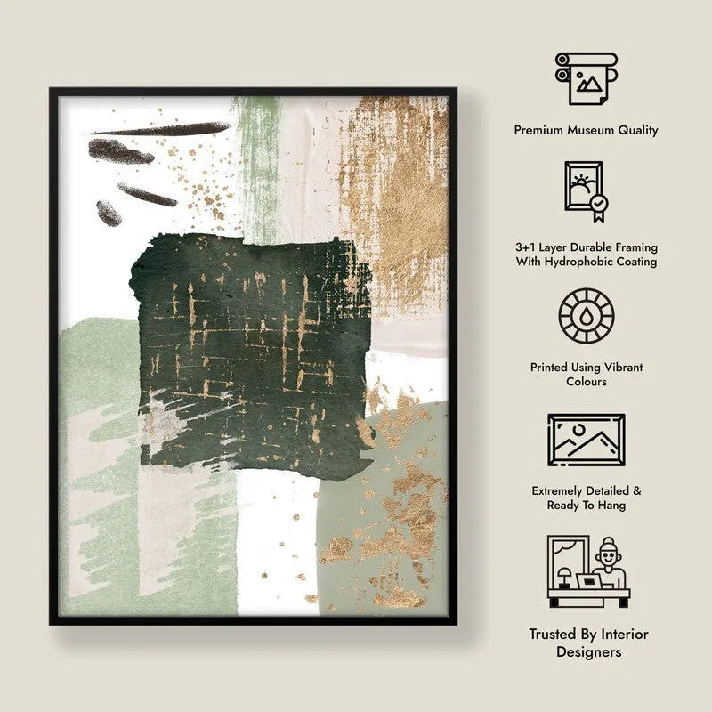 Slate & Sage Framed Canvas Wall Painting media 7