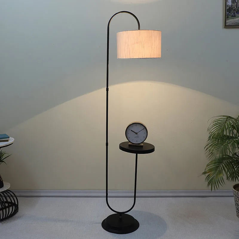 Lucciola Solid Arched Metal Floor Lamp - White media 1