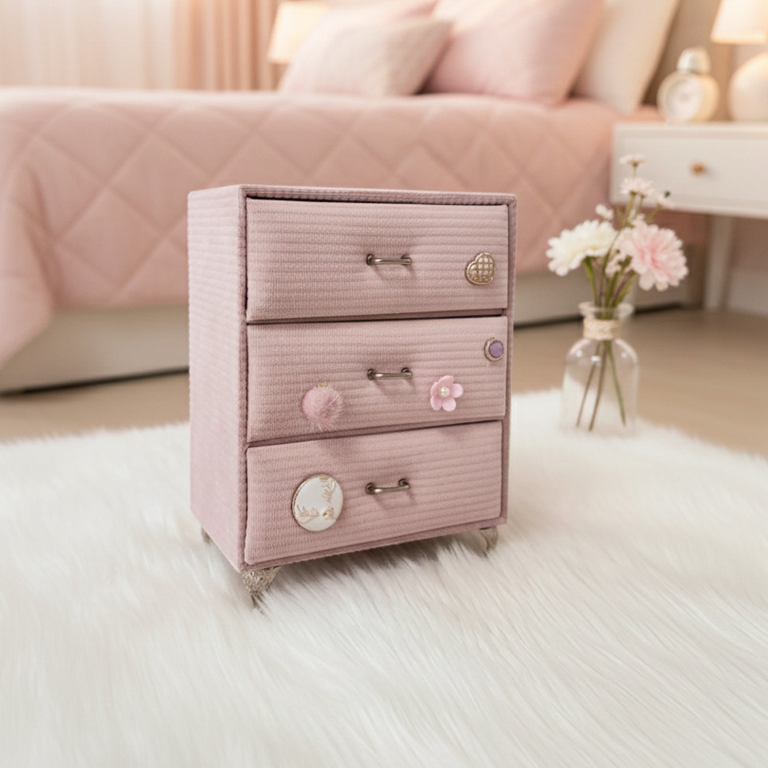 Luxe Caddy Desk Organiser - Pink media 7