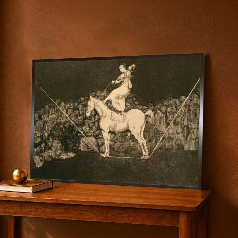 Disparate Puntual Una Reina Del Circo 1815-1819 Canvas Wall Painting - 18 x 12 Inches