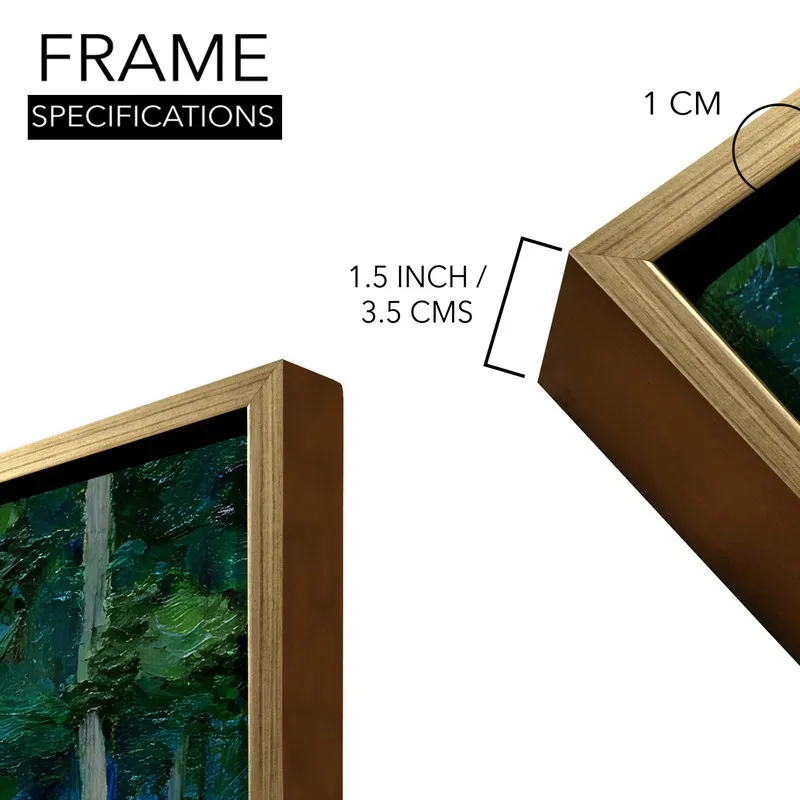 Enchanted Grove Canvas Wall Painting With Frame media 8