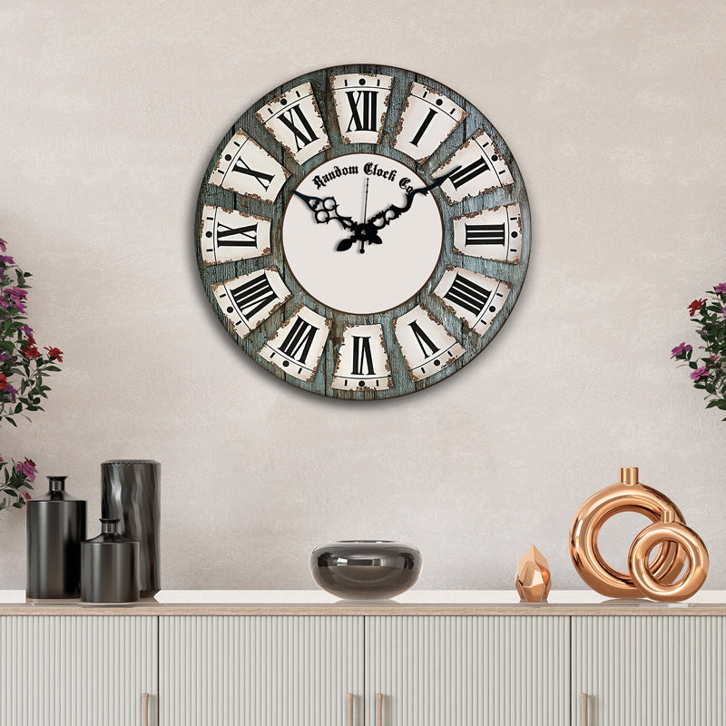 Oakspire Wood Analog Wall Clock