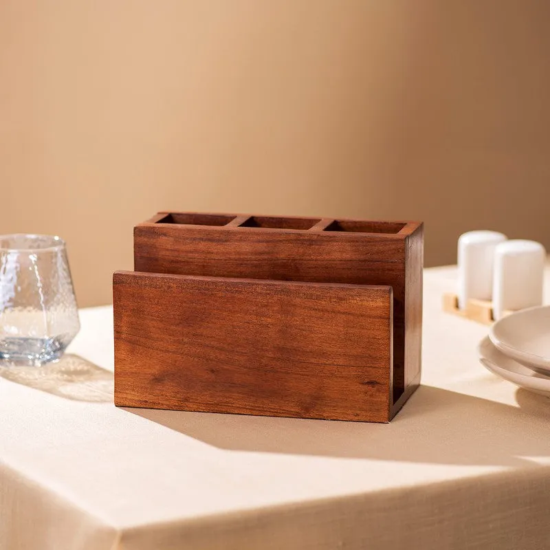 Wudo Wooden Cutlery Holder media 7