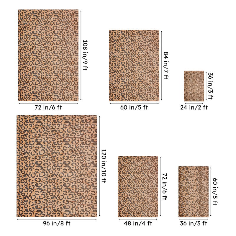 Beryl Abstract Polyester Anti-Skid Carpet - Orange media 13