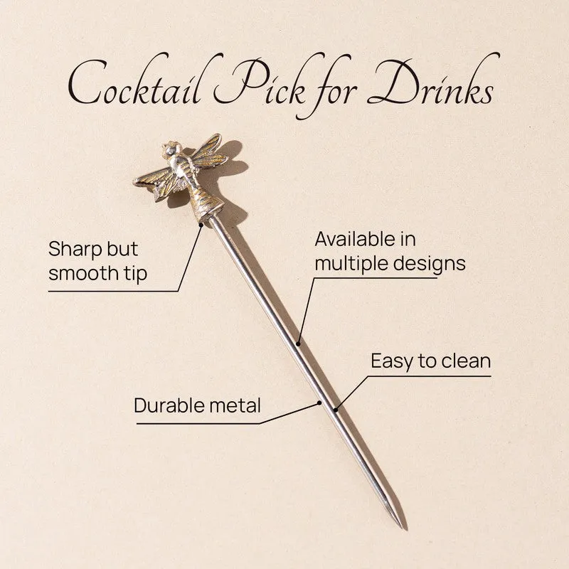 Sip & Spear Stainless Steel Cocktail Pick - Silver media 4