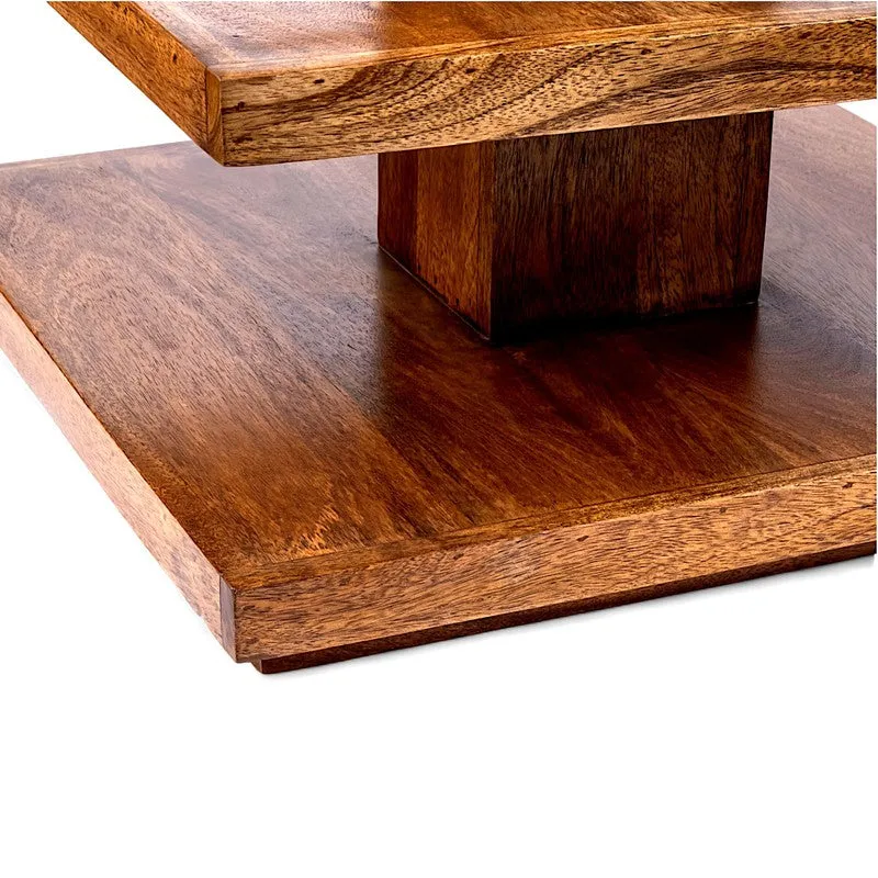 Xavex Sheesham Wooden Center Table - Brown media 5