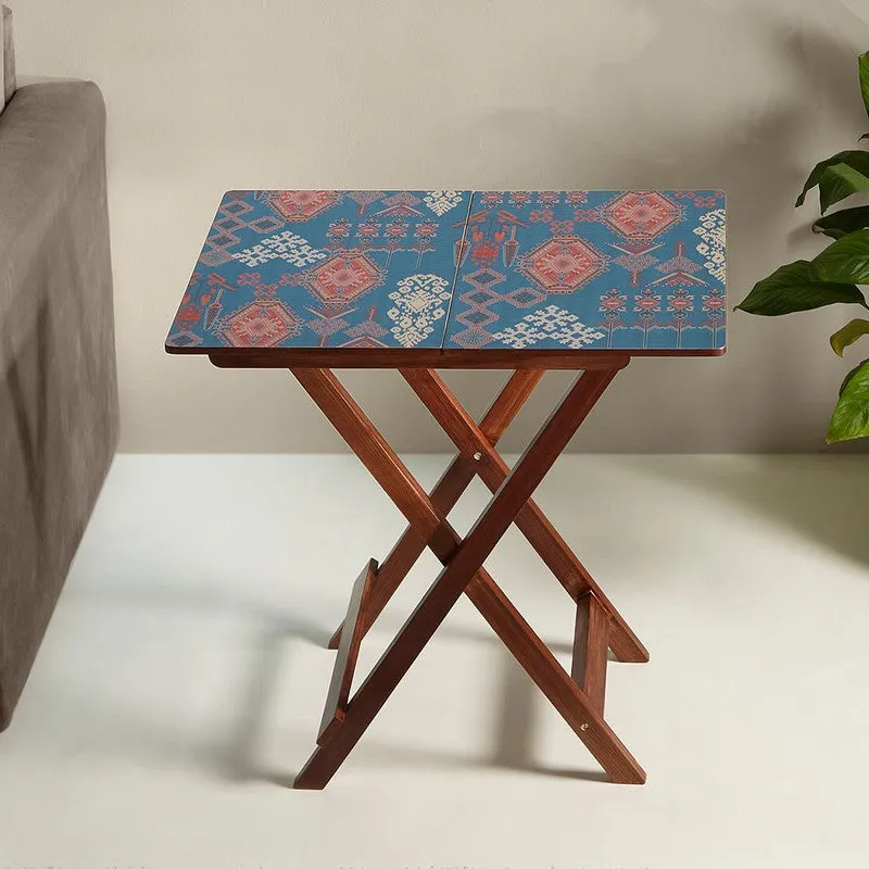 India Circus Wood Enchanting Folding Side Table media 1