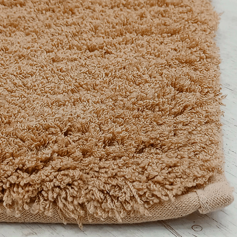Nautica Cashmere Step Solid Anti-Skid Bath Mat - Tan media 4