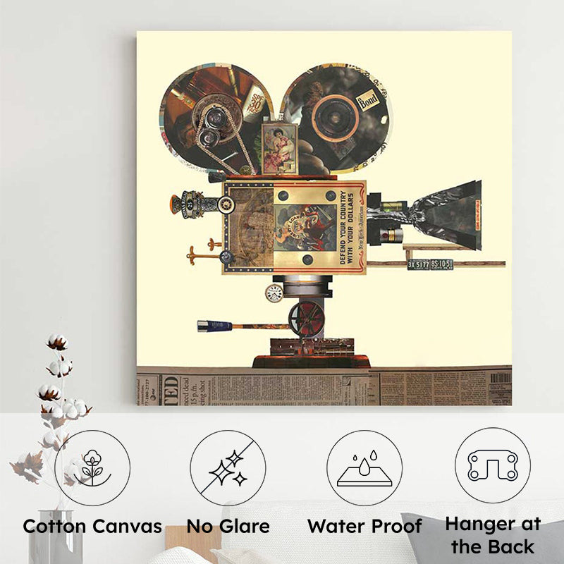 Vintage Cine Wall Painting media 9