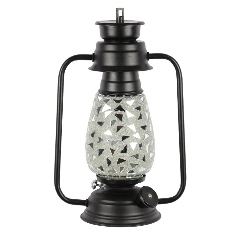 Dvija Mosaic Lantern Iron Wall Lamp - Black media 5