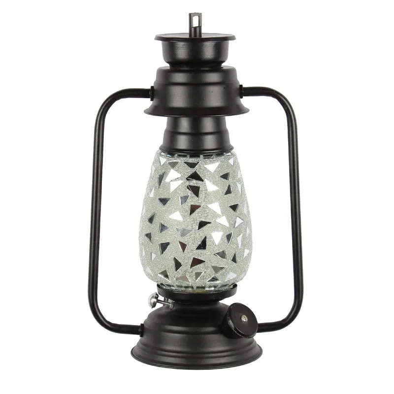 Dvija Mosaic Lantern Iron Wall Lamp - Black media 5