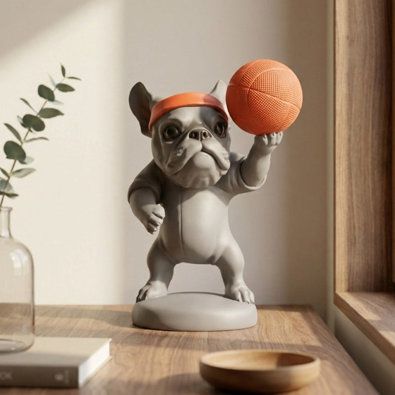 Basketball Pup Showpiece