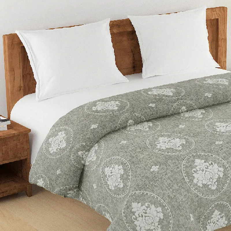 Swayam Zafirah Cotton Comforter (Grey) - 150 GSM media 5