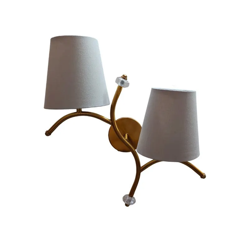 GlowStem Twin Cotton Wall Lamp - Grey media 4