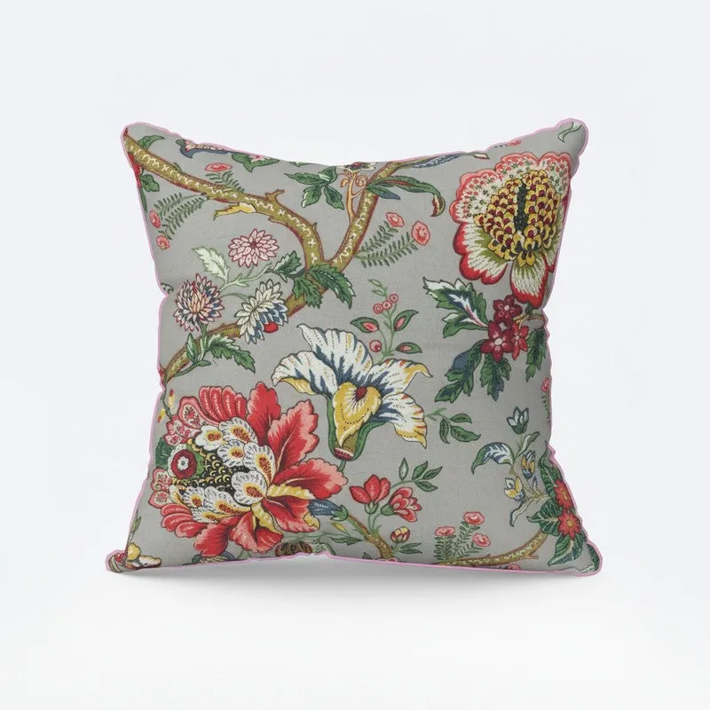 Bloomira Floral Multicolor Cushion Cover Set - Set Of Three media 3