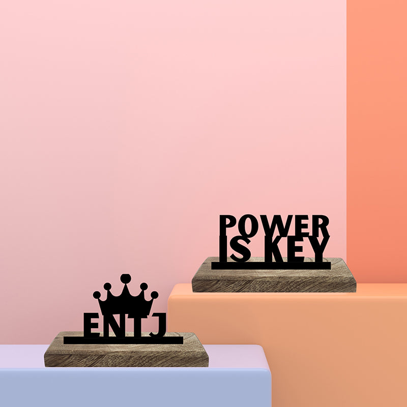 Power-hungry ENTJ Showpiece - Set Of Two