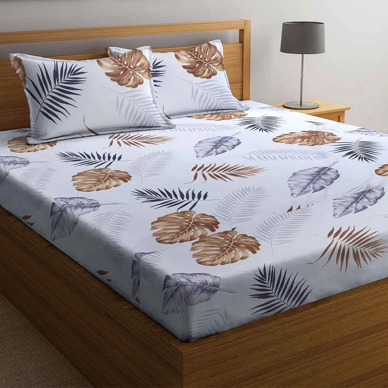 Sienna Floral Bedsheet - 150 GSM media 1