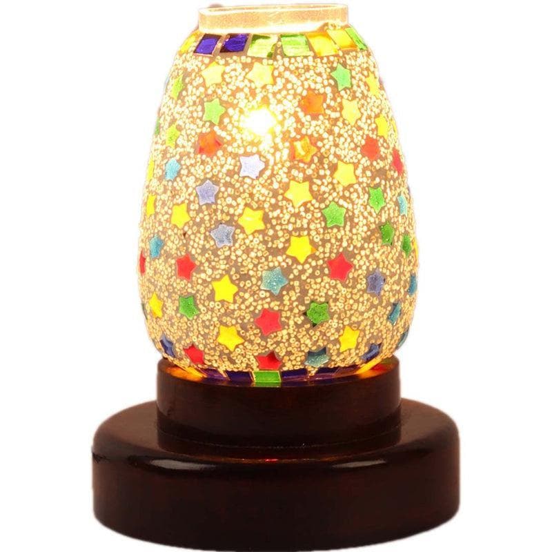 Subtle Stars Glass Table Lamp - Multicolor media 5
