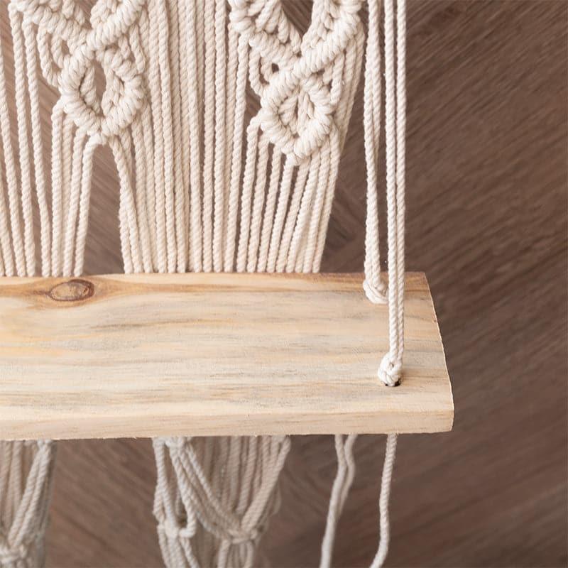 Darby Macrame Wall Shelf media 4