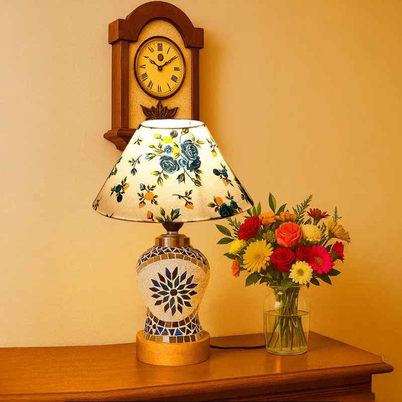 Floranira Fleur Wooden Table Lamp - Multicolor media 1