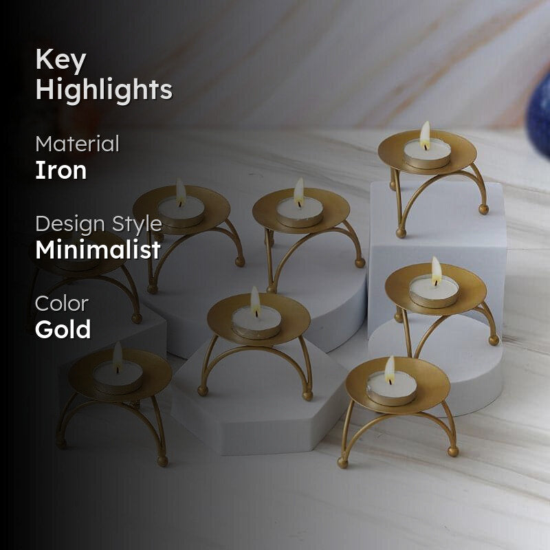 Daksa Tealight Holder - Set Of Eight media 2