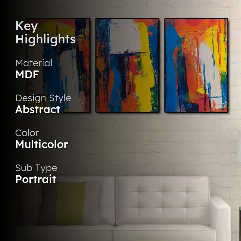 Prismatic Wall Art - Set Of Three media 2