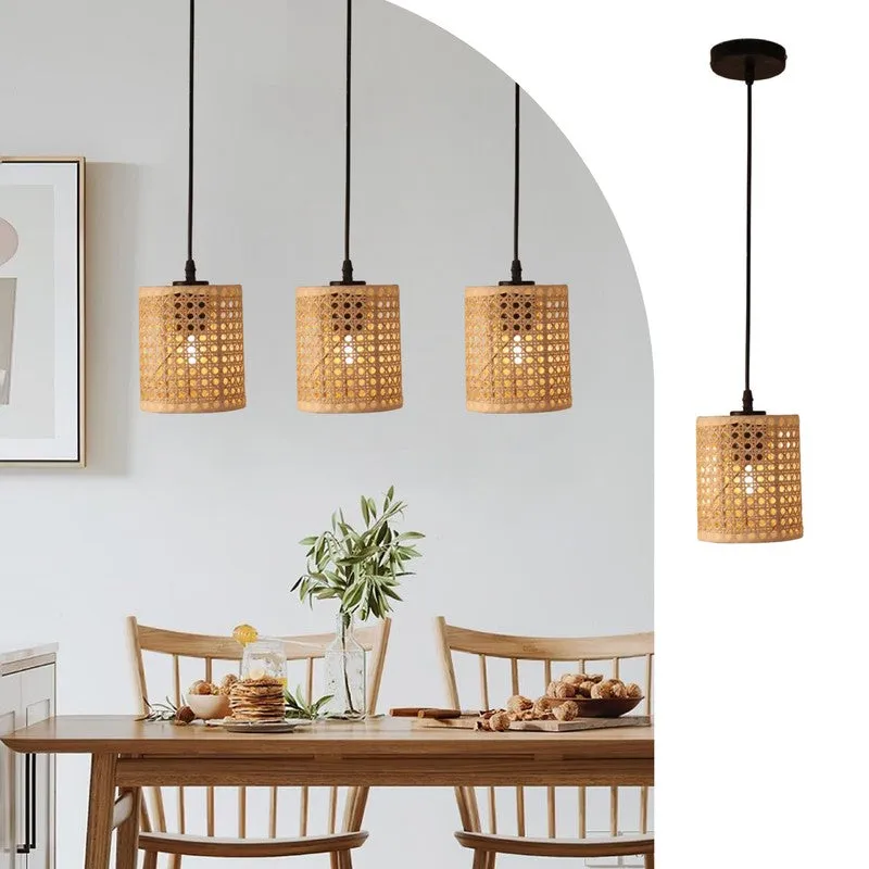 Orranil Rattan Ceiling Lamp media 5