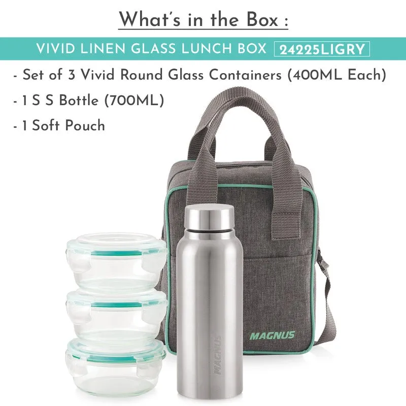 Galiro Lunch Box with Bottle & Lunch Bag - Five Piece Set media 5