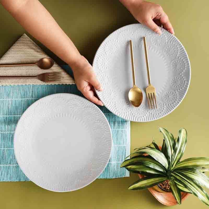 Crown Dinner Plate - Grey - Set Of Two media 3