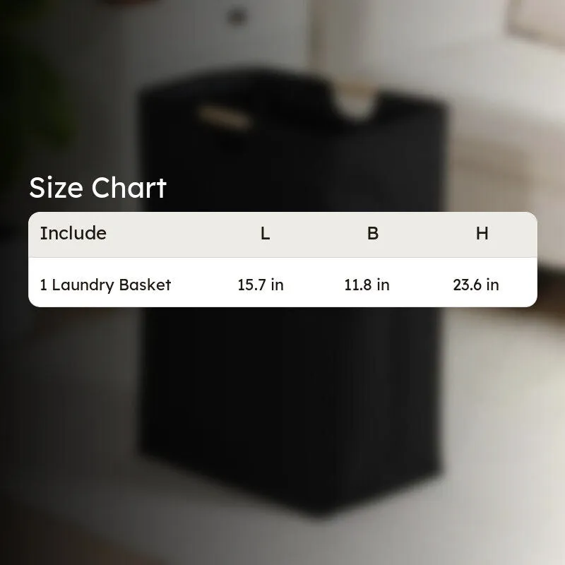 Soft Stack Laundry Basket - Black media 6