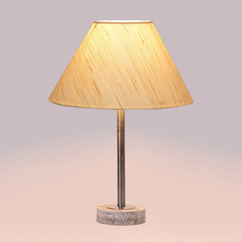 Cotin II Rodin Wooden Table Lamp - OffWhite,Silver,White media 5