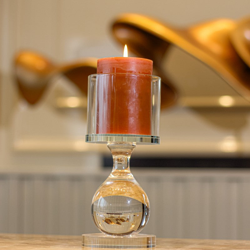 Celestique Light Crystal Candle Holder media 4