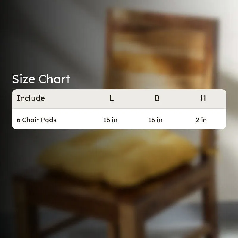 Sylvia Chair Pad (Mustard Yellow) - Set Of Six media 5