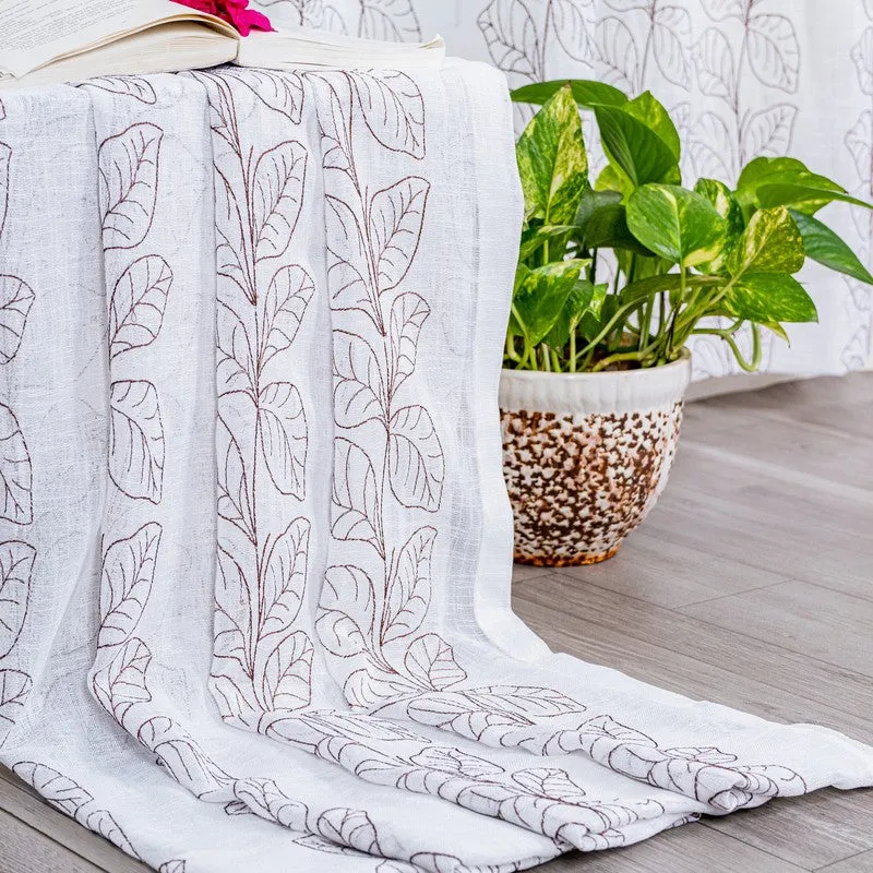 Ruzelle Artistic Texture Curtain - Set Of Two media 5