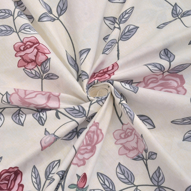 Pink Flora Diwan Set - Six Piece Set media 5