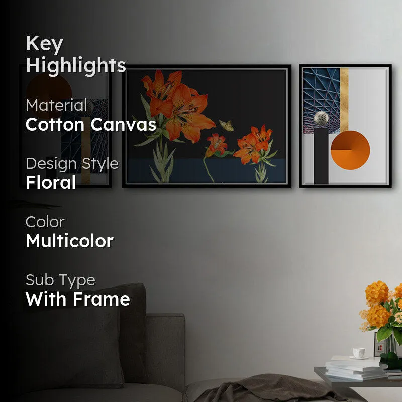 Just June Floral Wall Art - Set Of Three media 2